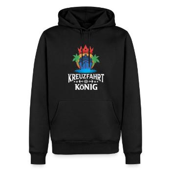 Kreuzfahrt - Männer Premium Bio Hoodie - Schwarz - Vorne - Nico (187cm)