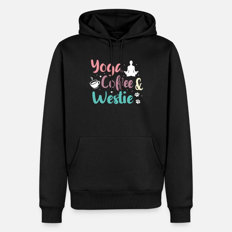 West Highland Terrier - Sweat à capuche Premium bio Homme - noir