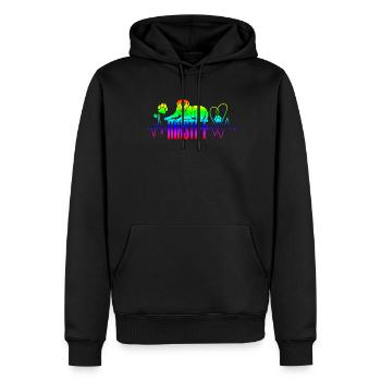 Mastiff - Männer Premium Bio Hoodie - Schwarz - Vorne - Nico (187cm)