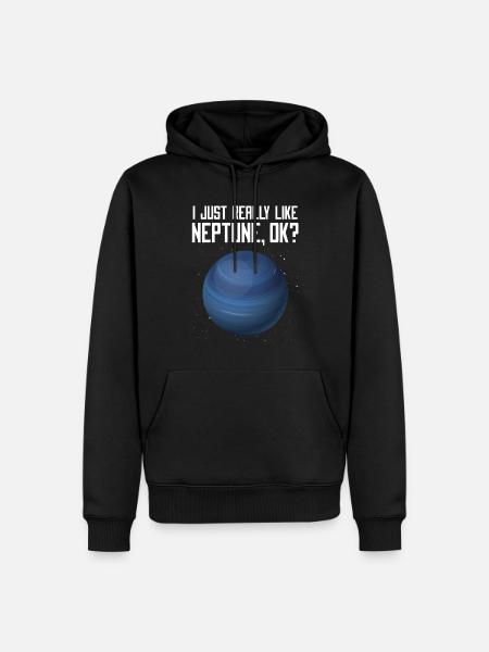 Neptune - Men’s Premium Organic Hoodie - black
