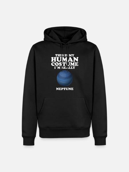 Neptune - Men’s Premium Organic Hoodie - black