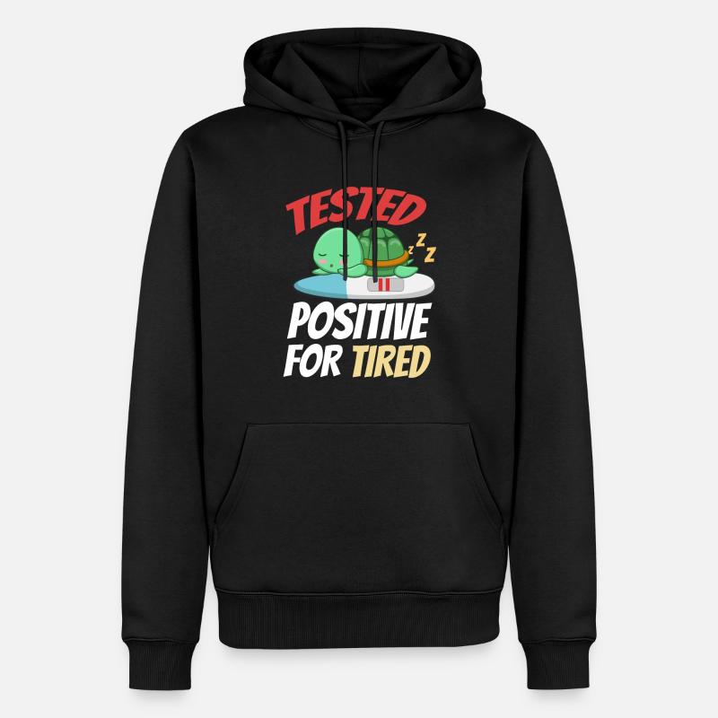 Cadeau doux pour dormir - Sweat à capuche Premium bio Homme - noir