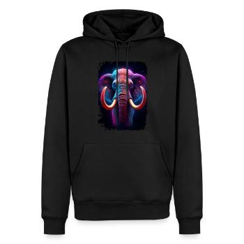 Mammut - Männer Premium Bio Hoodie - Schwarz - Vorne - Nico (187cm)