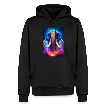 Mammut - Männer Premium Bio Hoodie - Schwarz - Vorne - Nico (187cm)