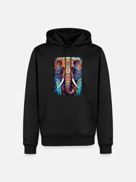 Mammoth - Men’s Premium Organic Hoodie - black