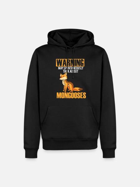 Mongoose mongoose - Men’s Premium Organic Hoodie - black