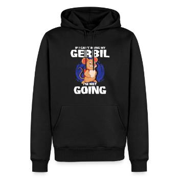 Rennmaus Maus Geschenk - Männer Premium Bio Hoodie - Schwarz - Vorne - Nico (187cm)