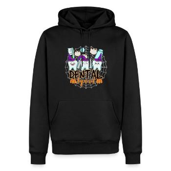Zahn Zähne Zahnarzt Zahnmedizinische Angestellte - Männer Premium Bio Hoodie - Schwarz - Vorne - Nico (187cm)