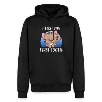 Zahn Zähne Zahnarzt Zahnmedizinische Angestellte - Männer Premium Bio Hoodie - Schwarz - Vorne - Nico (187cm)