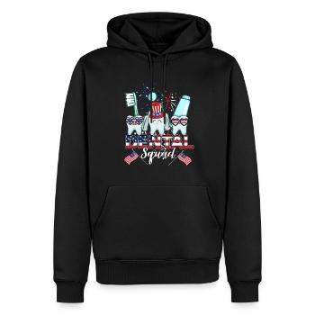 Zahn Zähne Zahnarzt Zahnmedizinische Angestellte - Männer Premium Bio Hoodie - Schwarz - Vorne - Nico (187cm)