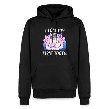 Zahn Zähne Zahnarzt Zahnmedizinische Angestellte - Männer Premium Bio Hoodie - Schwarz - Vorne - Nico (187cm)