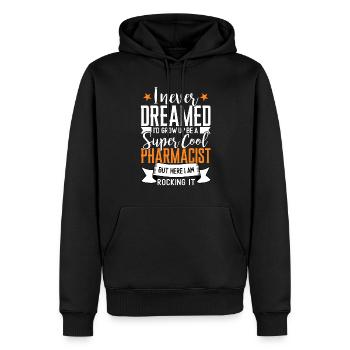Apotheker - Männer Premium Bio Hoodie - Schwarz - Vorne - Nico (187cm)