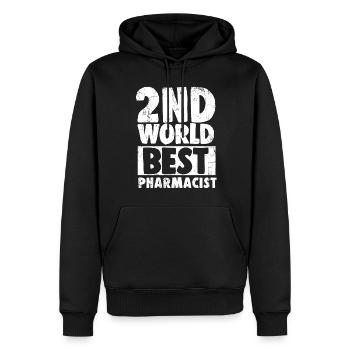 Apotheker - Männer Premium Bio Hoodie - Schwarz - Vorne - Nico (187cm)