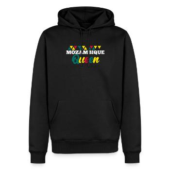 Mozambique - Männer Premium Bio Hoodie - Schwarz - Vorne - Nico (187cm)
