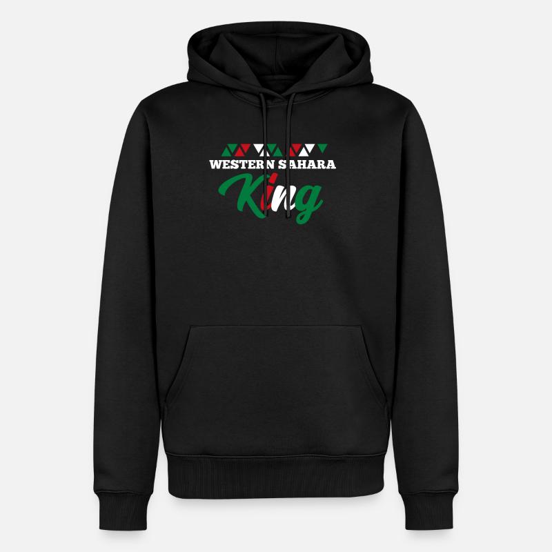 Sahara occidental - Sweat à capuche Premium bio Homme - noir