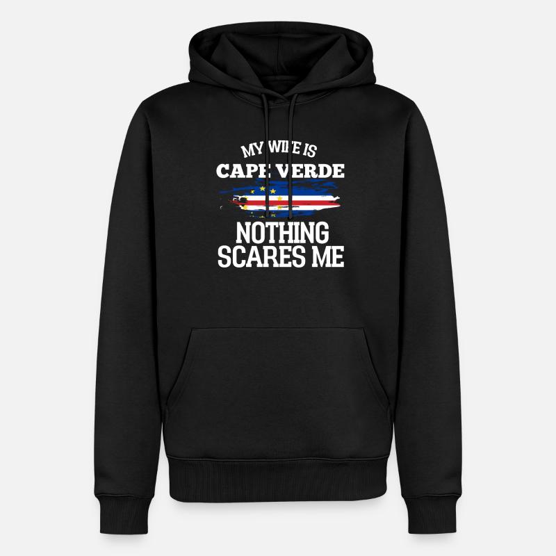 Cape Verde - Männer Premium Bio Hoodie - Schwarz