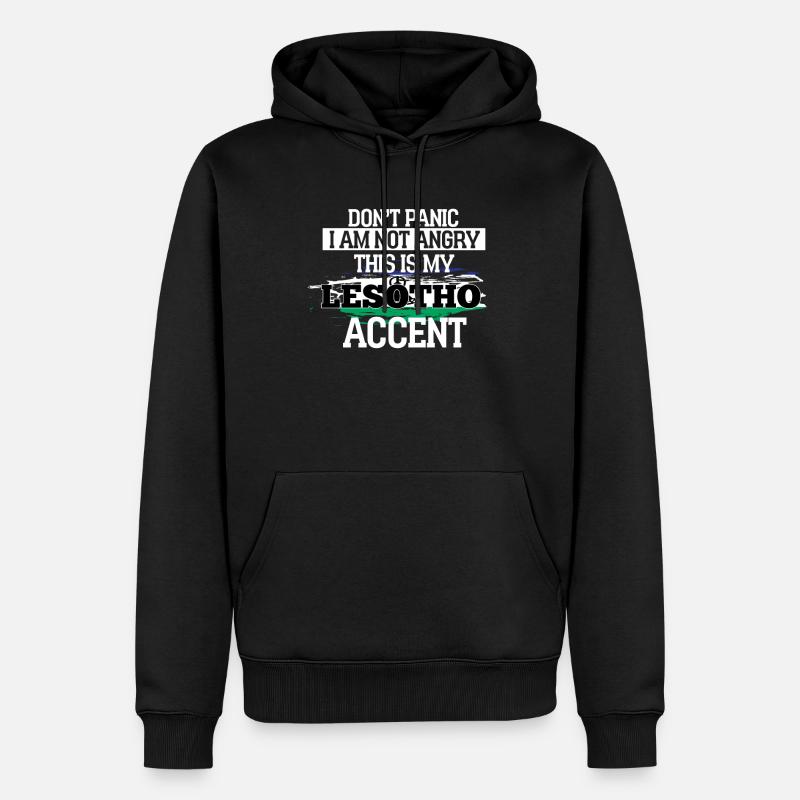 Libya - Männer Premium Bio Hoodie - Schwarz