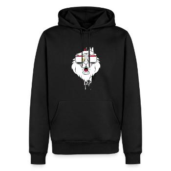 Égypte - Sweat à capuche Premium bio Homme - noir - Devant - Nico (187cm)