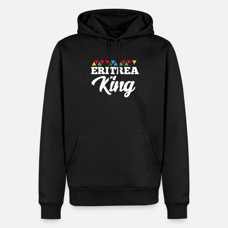 Eritrea - Männer Premium Bio Hoodie - Schwarz