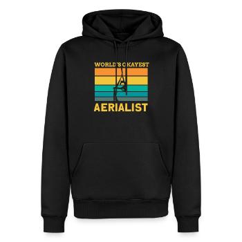 Acrobatic Gymnastic Sport Geschenk - Männer Premium Bio Hoodie - Schwarz - Vorne - Nico (187cm)
