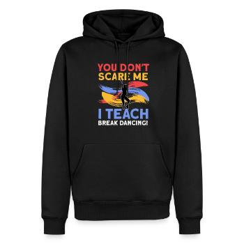 Breakdancing - Männer Premium Bio Hoodie - Schwarz - Vorne - Nico (187cm)