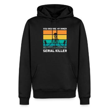 Acrobatic Gymnastic Sport Geschenk - Männer Premium Bio Hoodie - Schwarz - Vorne - Nico (187cm)