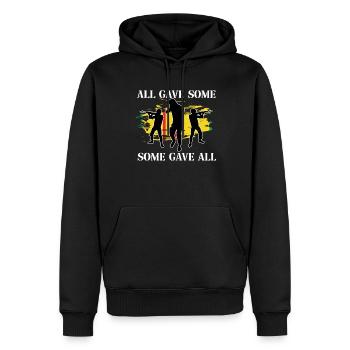 Us Army Vietnam Veteran - Männer Premium Bio Hoodie - Schwarz - Vorne - Nico (187cm)