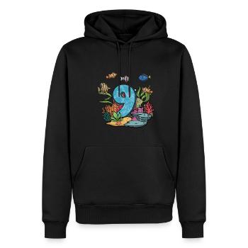 Aquarium Fisch Geschenk - Männer Premium Bio Hoodie - Schwarz - Vorne - Nico (187cm)