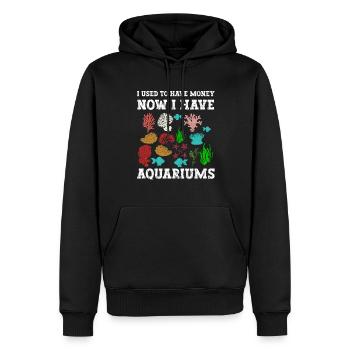 Aquarium Fisch Geschenk - Männer Premium Bio Hoodie - Schwarz - Vorne - Nico (187cm)