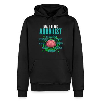 Aquarium Fisch Geschenk - Männer Premium Bio Hoodie - Schwarz - Vorne - Nico (187cm)