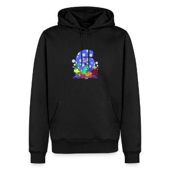 Aquarium Fisch Geschenk - Männer Premium Bio Hoodie - Schwarz - Vorne - Nico (187cm)