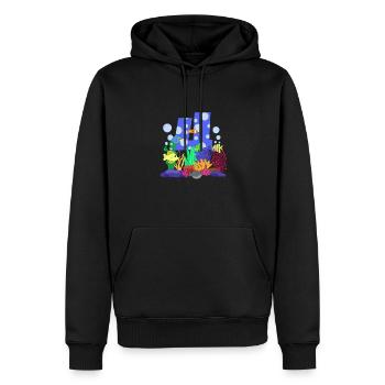 Aquarium Fisch Geschenk - Männer Premium Bio Hoodie - Schwarz - Vorne - Nico (187cm)