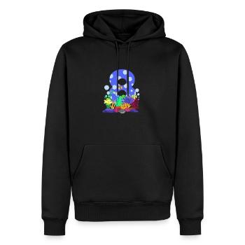 Aquarium Fisch Geschenk - Männer Premium Bio Hoodie - Schwarz - Vorne - Nico (187cm)