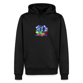 Aquarium Fisch Geschenk - Männer Premium Bio Hoodie - Schwarz - Vorne - Nico (187cm)