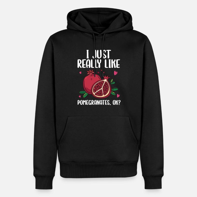 Steak - Männer Premium Bio Hoodie - Schwarz