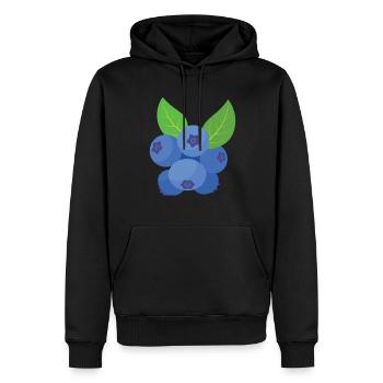 Blauberren Blauberre Geschenk - Männer Premium Bio Hoodie - Schwarz - Vorne - Nico (187cm)
