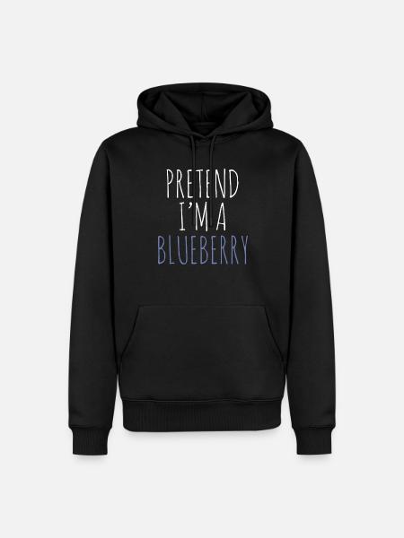 Blauberren Blauberre Geschenk - Männer Premium Bio Hoodie - Schwarz