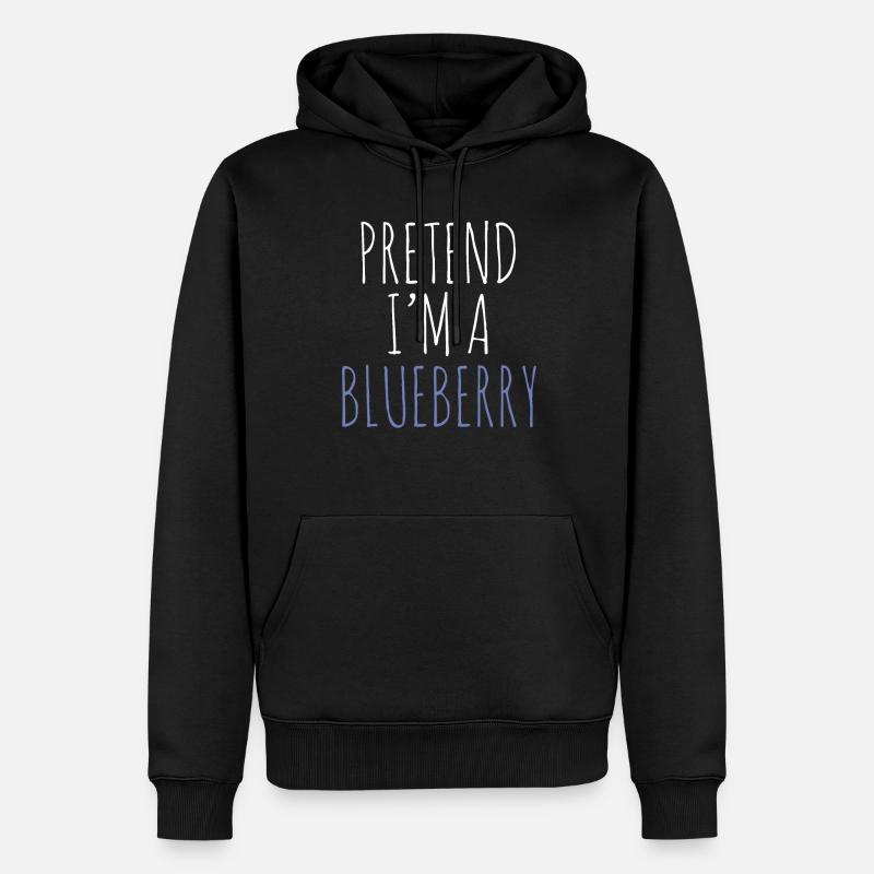 Blauberren Blauberre Geschenk - Männer Premium Bio Hoodie - Schwarz