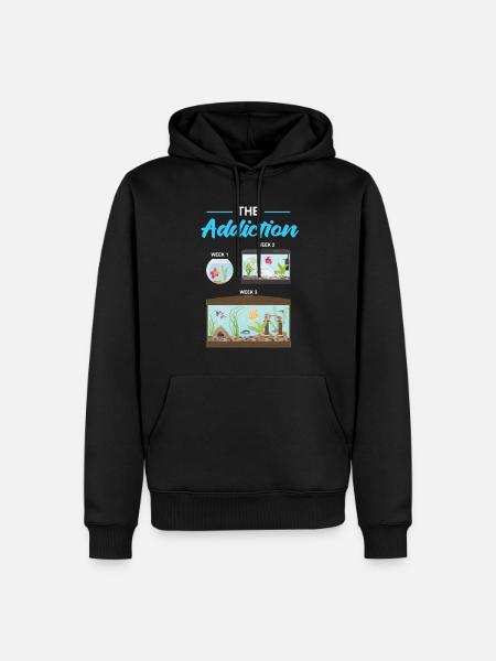 Aquarium - Men’s Premium Organic Hoodie - black