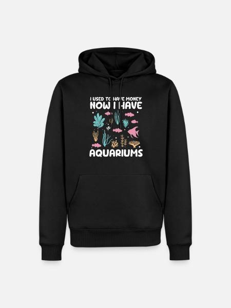 Aquarium - Men’s Premium Organic Hoodie - black