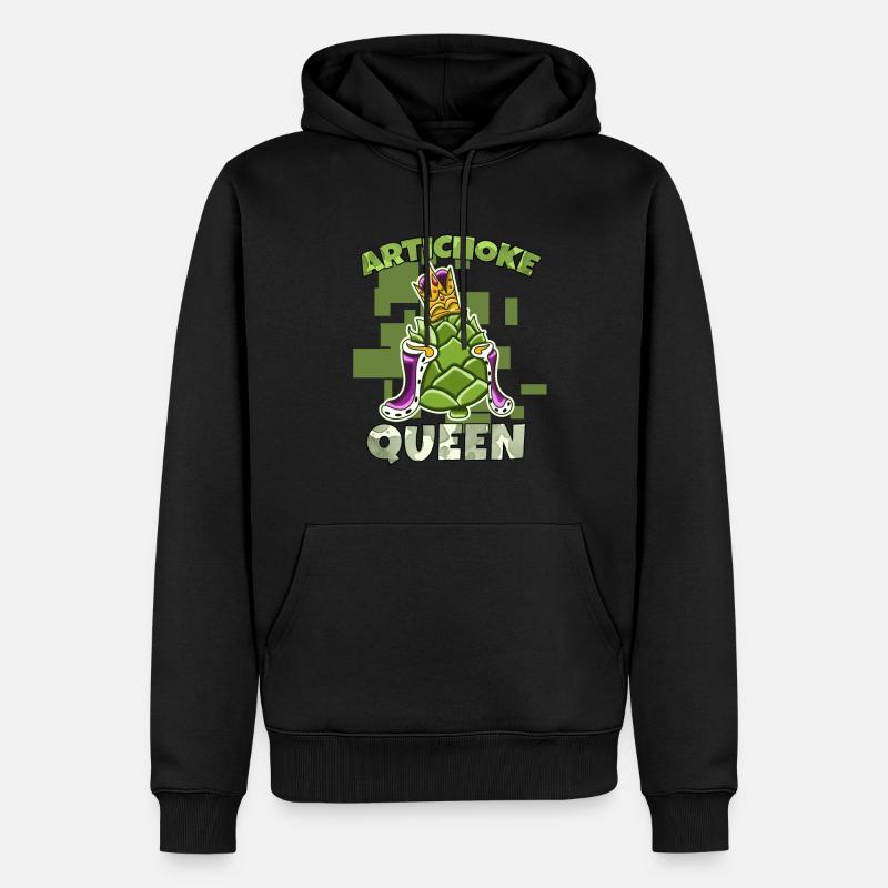 Artichaut - Sweat à capuche Premium bio Homme - noir