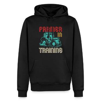 Traktorliebhaber Lustiges Traktorgeschenk - Männer Premium Bio Hoodie - Schwarz - Vorne - Nico (187cm)