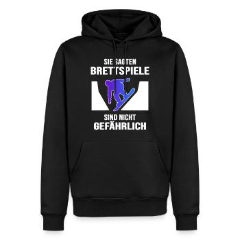 snowboarder snowboard-fun funpark freestyle-board - Männer Premium Bio Hoodie - Schwarz - Vorne - Nico (187cm)