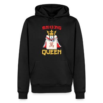 Cadeau pour les fans de Mahjong - Sweat à capuche Premium bio Homme - noir - Devant - Nico (187cm)