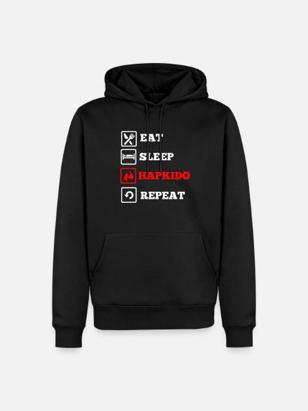 Hapkido-Kampfkunst-Geschenk - Männer Premium Bio Hoodie - Schwarz
