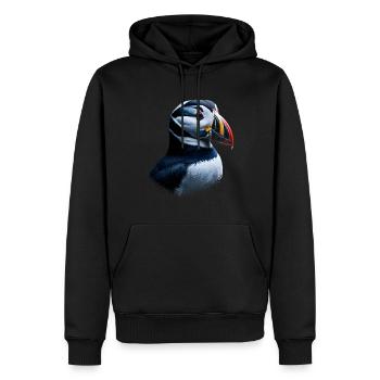 Papageientaucher Vogel Geschenk - Männer Premium Bio Hoodie - Schwarz - Vorne - Nico (187cm)