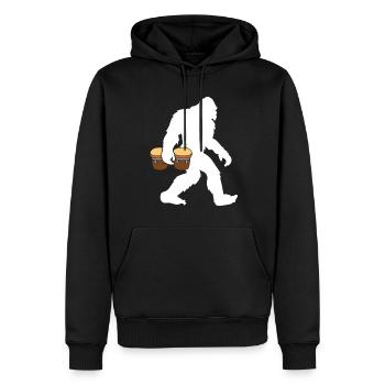 Bongo Musik Geschenk - Männer Premium Bio Hoodie - Schwarz - Vorne - Nico (187cm)