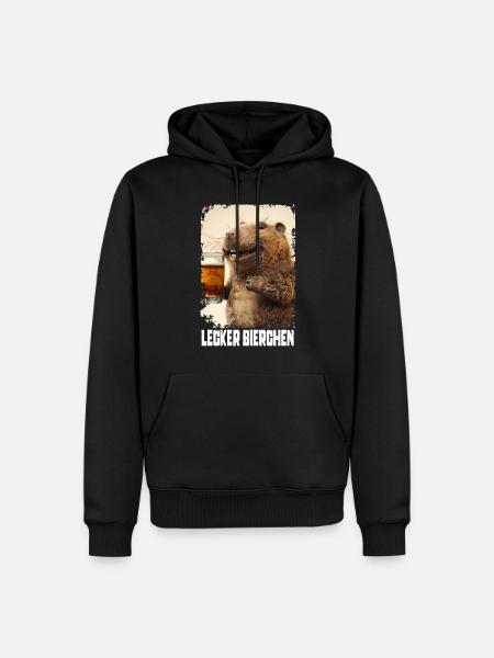 Yummy Beer Mole - Men’s Premium Organic Hoodie - black