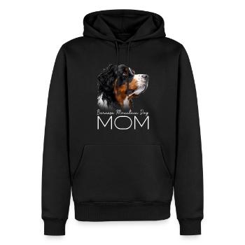 Bernese Mountain Dog Mama - Männer Premium Bio Hoodie - Schwarz - Vorne - Nico (187cm)