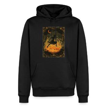 Schattentänzer Tarot - Männer Premium Bio Hoodie - Schwarz - Vorne - Nico (187cm)